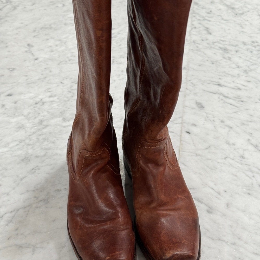 Frye Tan Leather Interior